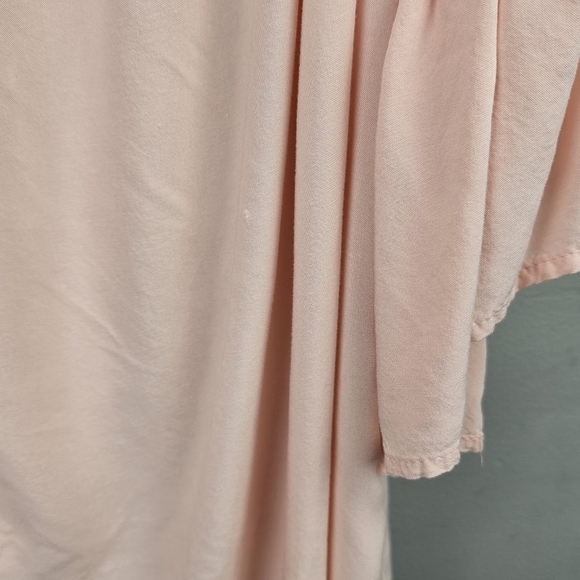 BLACK/BEAD Flowy Boho Cold Shoulder Blouse Blush Pink‎ Womens Plus Size 2X? - Picture 7 of 11